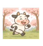 ウシと桜のスタンプ@SFW（個別スタンプ：20）