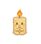 ろうそくおばけのゆかいな毎日（個別スタンプ：2）
