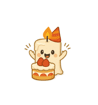 ろうそくおばけのゆかいな毎日（個別スタンプ：3）