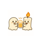 ろうそくおばけのゆかいな毎日（個別スタンプ：13）