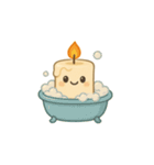 ろうそくおばけのゆかいな毎日（個別スタンプ：14）