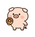 かわいいぶたのダイエットスタンプ（個別スタンプ：5）
