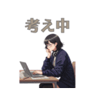 服飾学生の忙しい毎日（個別スタンプ：6）