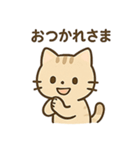 やさしいネコの日常スタンプ1（個別スタンプ：20）