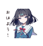 丁寧なCA女子のリアクション（個別スタンプ：2）
