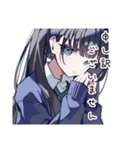 丁寧なCA女子のリアクション（個別スタンプ：6）