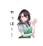 愚痴るコンビニ女子（個別スタンプ：3）