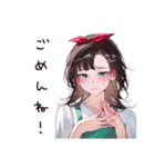 愚痴るコンビニ女子（個別スタンプ：9）