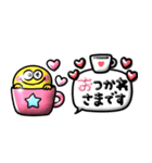 ぷっくり可愛い♡モンスター吹き出し（個別スタンプ：4）