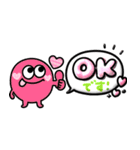 ぷっくり可愛い♡モンスター吹き出し（個別スタンプ：9）