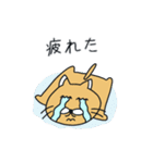 勉強する月猫（個別スタンプ：27）