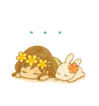 マノアちゃんうさちゃんほのぼのスタンプ（個別スタンプ：10）