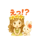 マノアちゃんうさちゃんほのぼのスタンプ（個別スタンプ：27）