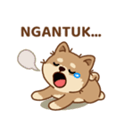 マランちゃんはかわいい - インドネシア語（個別スタンプ：34）