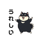 毎日使える日常会話  【ぽっちゃり黒柴】（個別スタンプ：29）