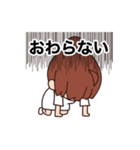 仕事が終わらないナーススタンプ（個別スタンプ：4）
