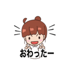 仕事が終わらないナーススタンプ（個別スタンプ：5）