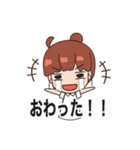 仕事が終わらないナーススタンプ（個別スタンプ：6）
