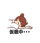 仕事が終わらないナーススタンプ（個別スタンプ：22）