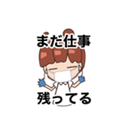 仕事が終わらないナーススタンプ（個別スタンプ：23）