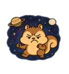 リスと宇宙の大冒険@SFW（個別スタンプ：1）