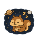 リスと宇宙の大冒険@SFW（個別スタンプ：3）
