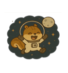 リスと宇宙の大冒険@SFW（個別スタンプ：12）