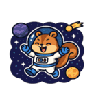 リスと宇宙の大冒険@SFW（個別スタンプ：13）