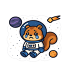 リスと宇宙の大冒険@SFW（個別スタンプ：14）