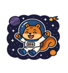 リスと宇宙の大冒険@SFW（個別スタンプ：15）