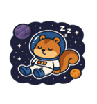 リスと宇宙の大冒険@SFW（個別スタンプ：16）