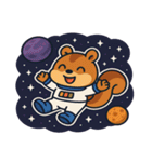 リスと宇宙の大冒険@SFW（個別スタンプ：17）