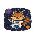 リスと宇宙の大冒険@SFW（個別スタンプ：18）