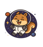 リスと宇宙の大冒険@SFW（個別スタンプ：21）