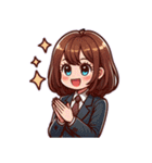 日常 ドタバタ オフィスレディ OL（個別スタンプ：22）