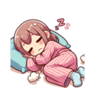 日常 ドタバタ オフィスレディ OL（個別スタンプ：27）