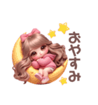 ピンクパーカーギャル❤︎（個別スタンプ：10）