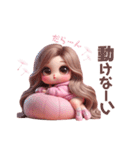ピンクパーカーギャル❤︎（個別スタンプ：30）