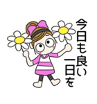 おちゃめの敬語で挨拶♡グループトーク編（個別スタンプ：3）