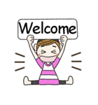 おちゃめの敬語で挨拶♡グループトーク編（個別スタンプ：14）
