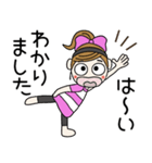 おちゃめの敬語で挨拶♡グループトーク編（個別スタンプ：23）