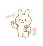 もちうさシンプル（個別スタンプ：3）