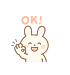 もちうさシンプル（個別スタンプ：4）