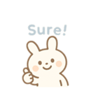 もちうさシンプル（個別スタンプ：5）