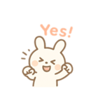 もちうさシンプル（個別スタンプ：6）