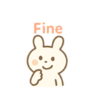 もちうさシンプル（個別スタンプ：11）