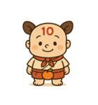 10周年記念！てんとくんLINEスタンプ（個別スタンプ：7）