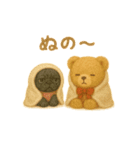 ぬのぬい堂のくまとぱぐ（個別スタンプ：16）