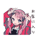 輝くネイル女子のトーク（個別スタンプ：10）