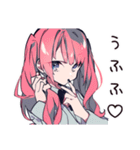 輝くネイル女子のトーク（個別スタンプ：34）